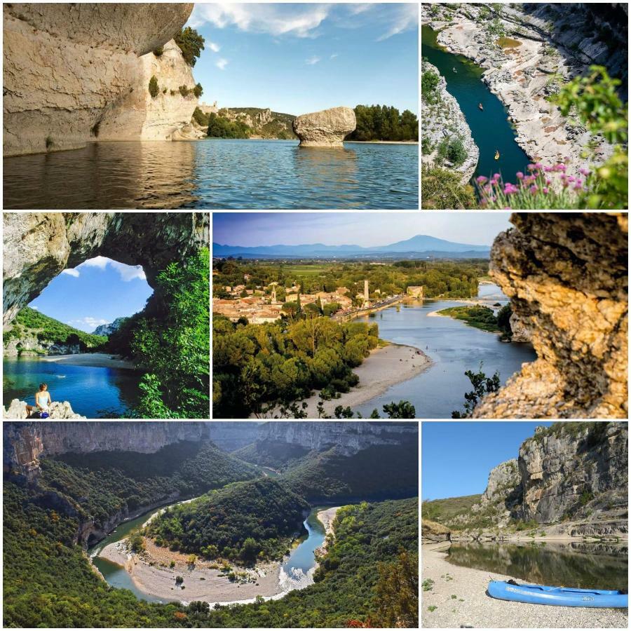 Saint-Martin-dʼArdèche Le Mas Di Ro מראה חיצוני תמונה